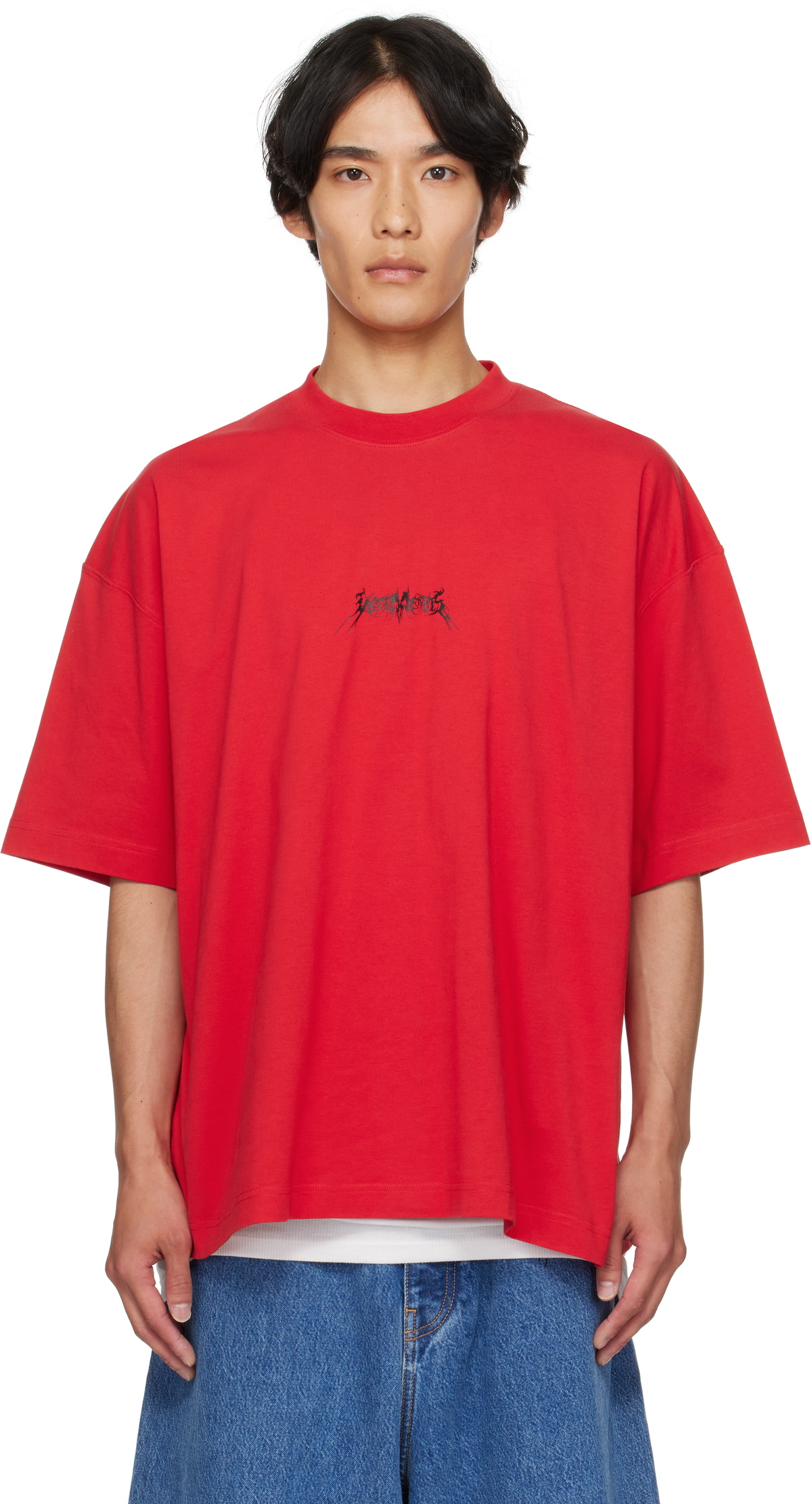 VETEMENTS Purple Flying Unicorn T-Shirt Vetements