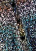 Missoni Zigzag Metallic-knit Swimsuit Multicoloured