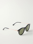 TOM FORD - Oliver 02 Round-Frame Acetate Sunglasses - Black
