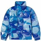 Members of the Rage Men's Camo Puffer Jacket in Blue