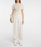 The Row - Rainbow cotton cropped T-shirt