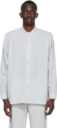 Homme Plissé Issey Miyake Grey Stretch Shirt