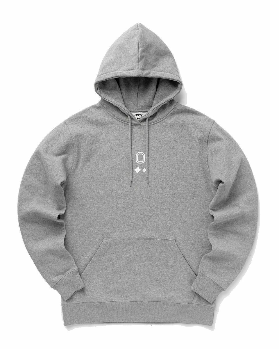 Photo: Bstn Brand X Overtime French Basketball Hoody Grey - Mens - Hoodies