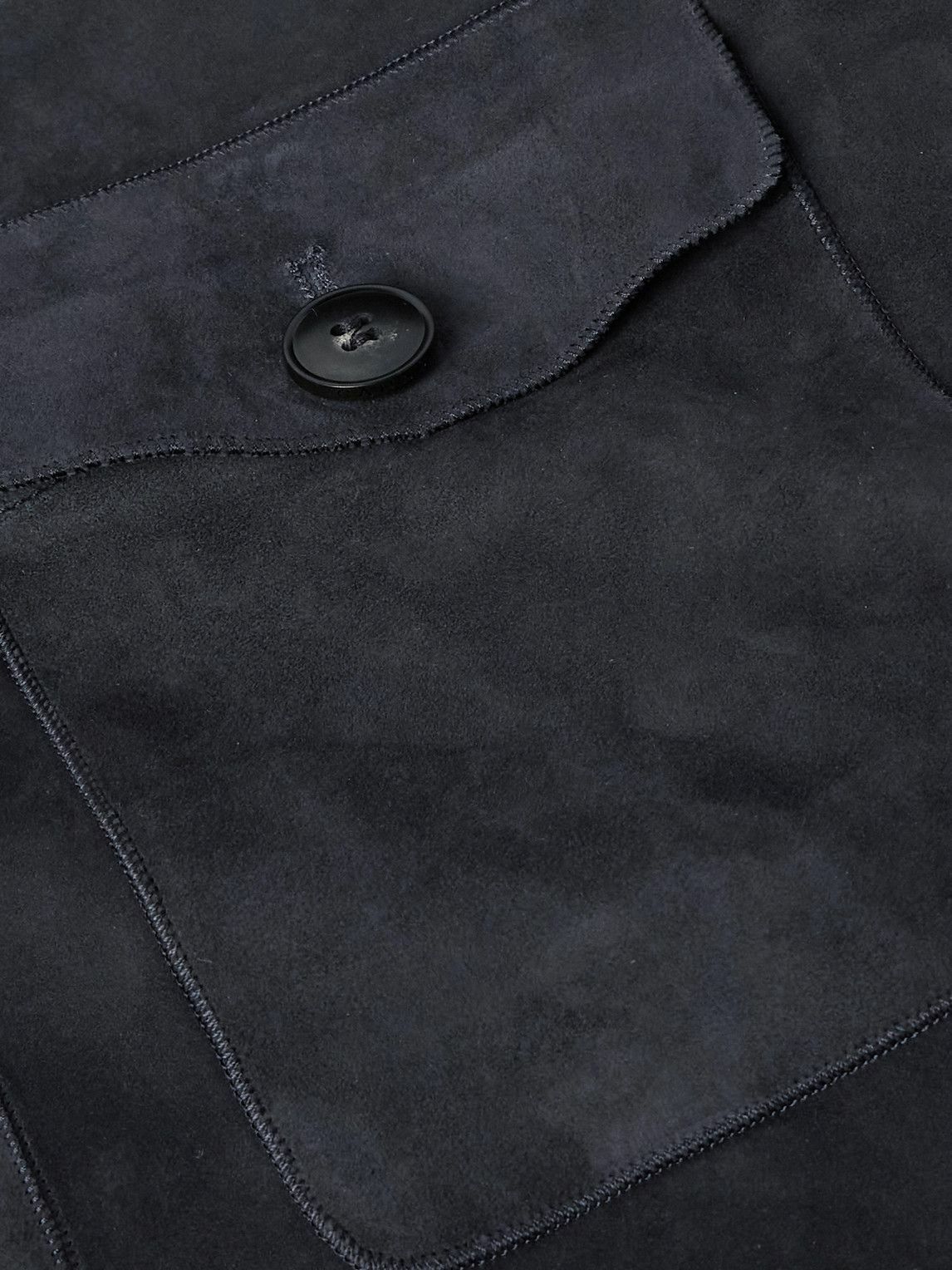 Canali - Suede Jacket - Blue