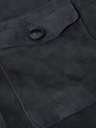 Canali - Suede Jacket - Blue