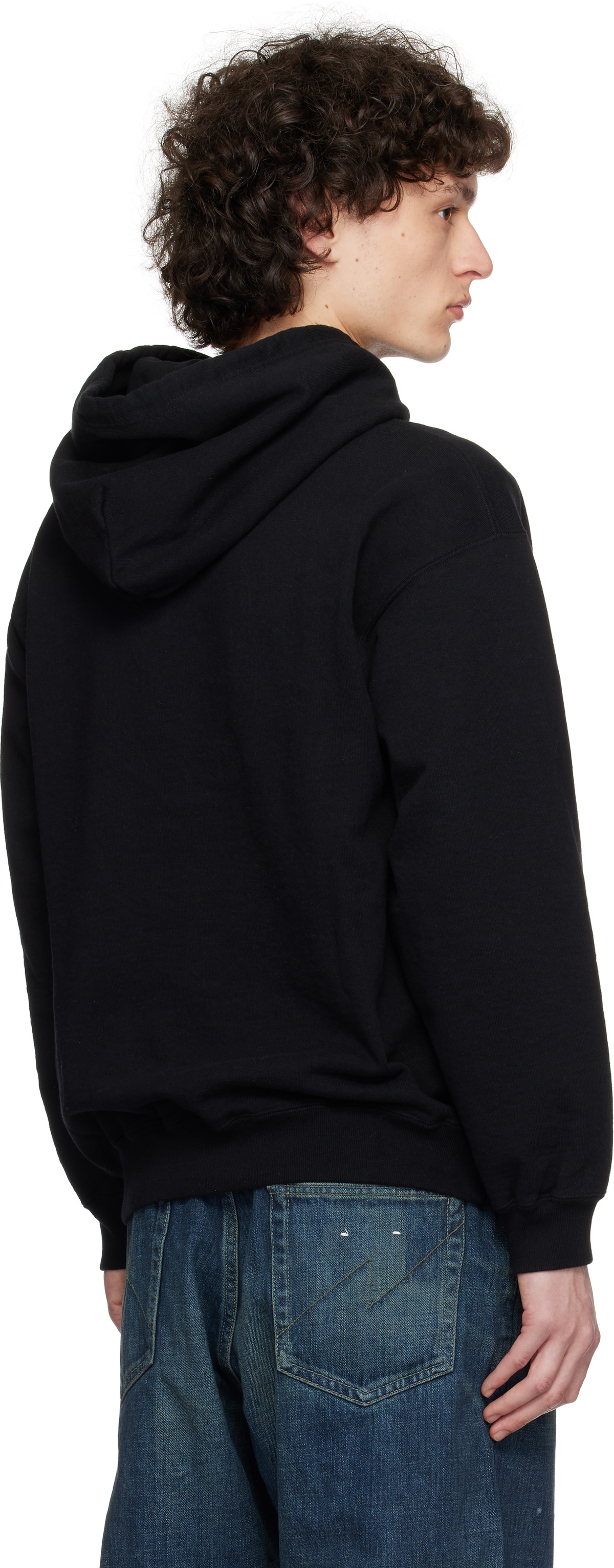Neighborhood Black Solid Sweat LS Hoodie Neighborhood