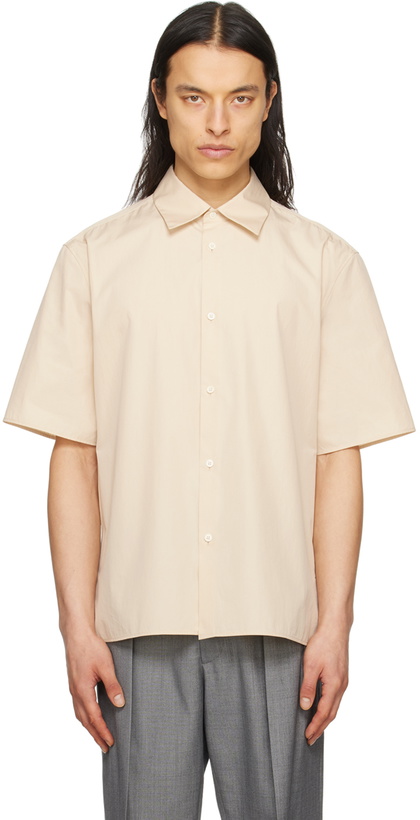 Photo: The Row Beige Patrick Shirt