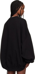 Rick Owens DRKSHDW Black Temple Hun Crewneck Sweatshirt