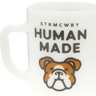 Human Made Men's Glass Pedestal Mug in White