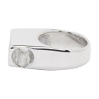 Dheygere Silver Canister Ring
