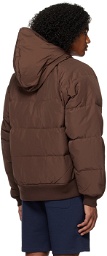 BAPE Brown One Point Down Jacket