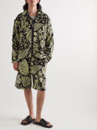 Jil Sander - Printed Cotton-Blend Fleece Jacket - Green