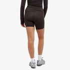 Adanola Women's Branded Ultimate Crop Shorts in Coffee Bean/Cream