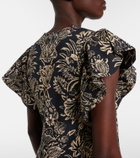 Ulla Johnson Severine printed cotton poplin top