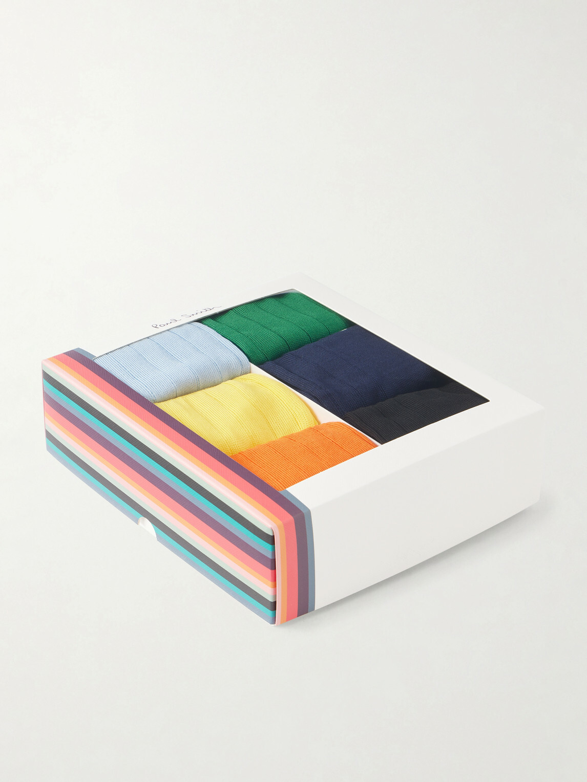 Paul Smith - Pack of Six Cotton-Blend Socks