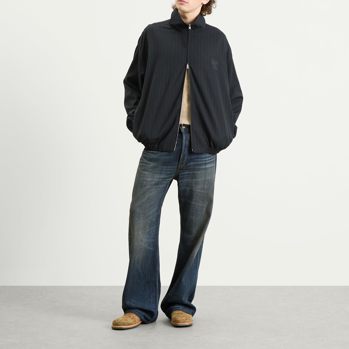 Acne Studios Men's 2021 Yoyogi Jeans in Dark Blue Acne Studios