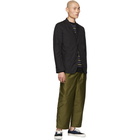 Comme des Garcons Homme Khaki Moleskin Trousers