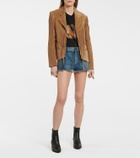 Saint Laurent Fringed suede jacket