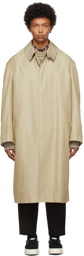 Junya Watanabe Beige Paneled Gabardine Coat