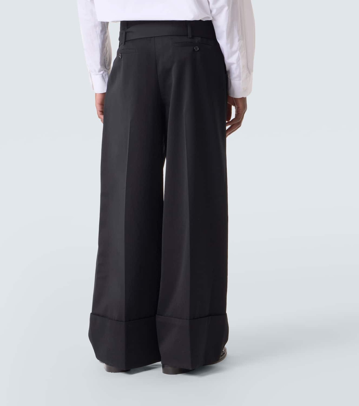Simone Rocha Belted high-rise wide-leg pants Simone Rocha