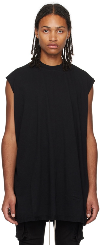 Photo: Rick Owens DRKSHDW Black Tarp T-Shirt