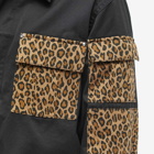 CLOT Leopard Army Jacket in Black