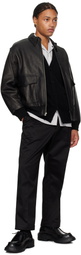 WACKO MARIA Black Double Pleated Chino Trousers