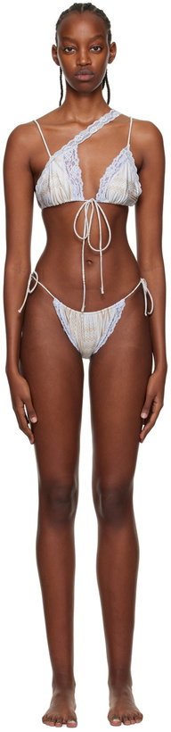 Photo: VAILLANT SSENSE Exclusive Blue Asymmetric Bikini