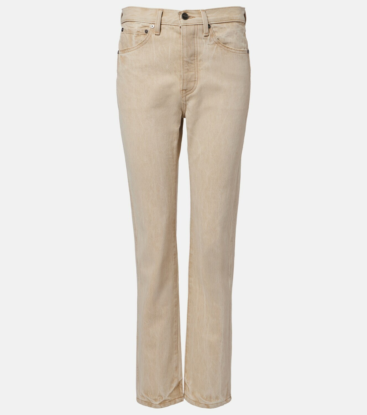 Khaite Finley cropped straight jeans