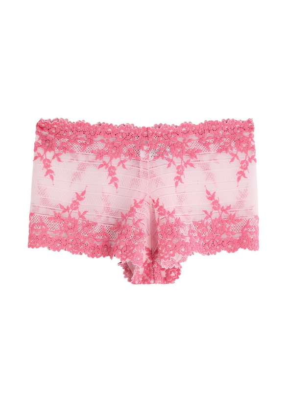 Photo: Wacoal Embrace Lace Embroidered Boyshorts Pink