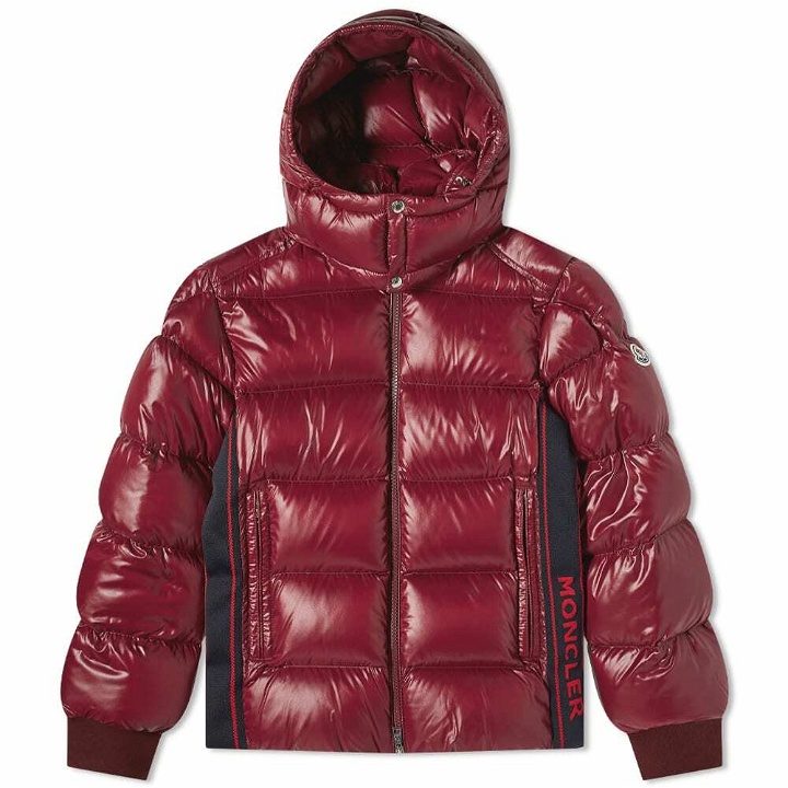 Photo: Moncler Men's Luntiere Down Jacket in Burgundy