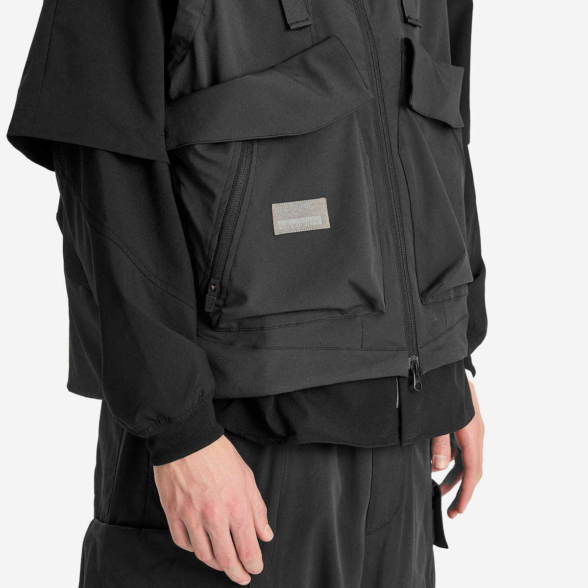Poliquant Men's Packable Multiple Functions Vest in Black
