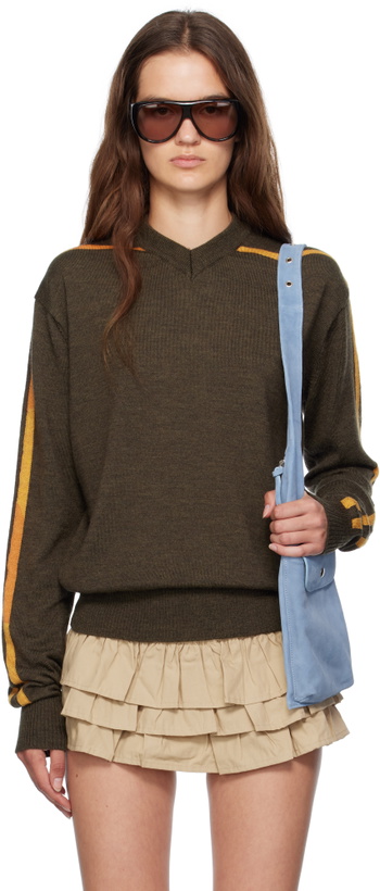 Photo: Gimaguas Brown Sport Sweater