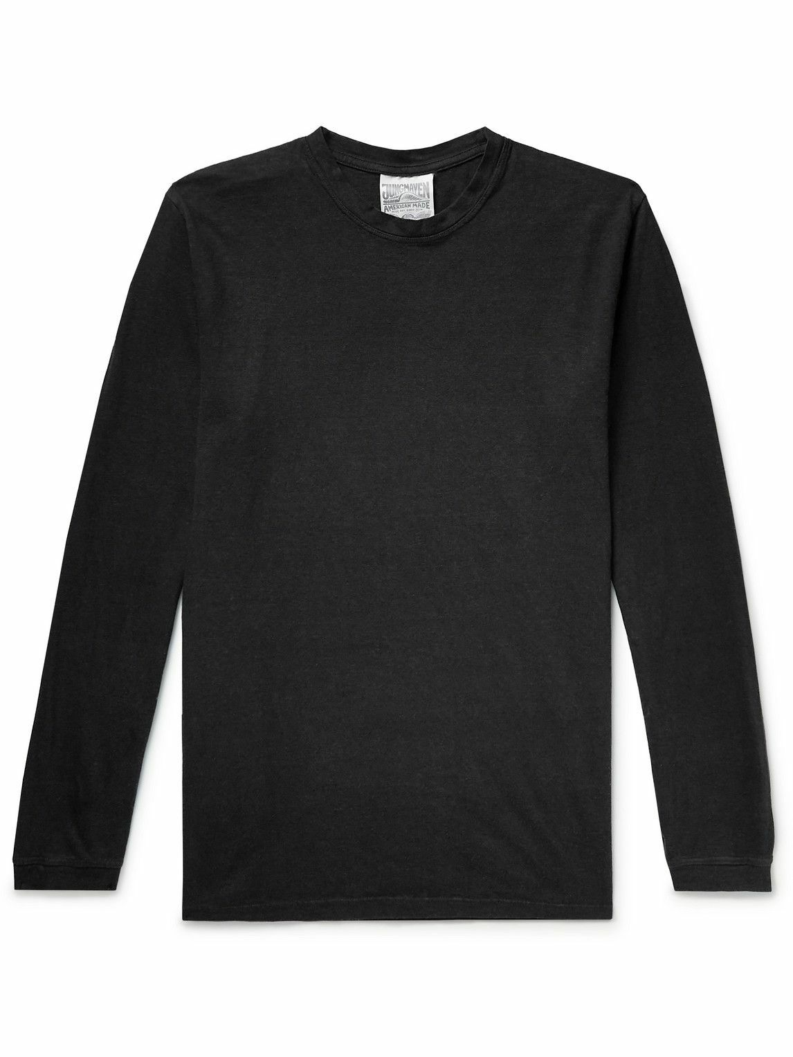 Jungmaven - Baja Hemp and Cotton-Blend T-Shirt - Black