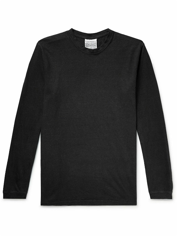 Photo: Jungmaven - Baja Hemp and Cotton-Blend T-Shirt - Black