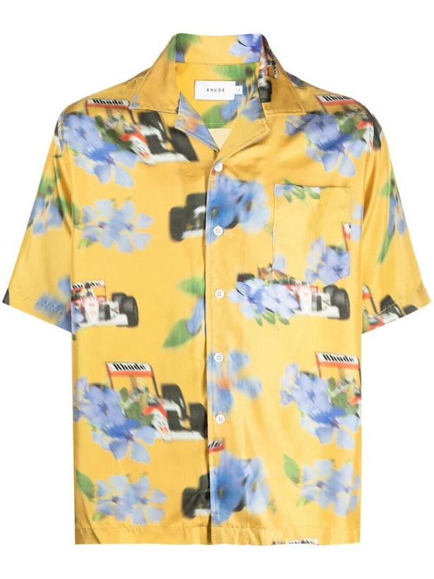 Photo: RHUDE - Shirt With All-over Print