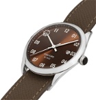 Tom Ford Timepieces - 002 40mm Stainless Steel and Pebble-Grain Leather Watch - Brown