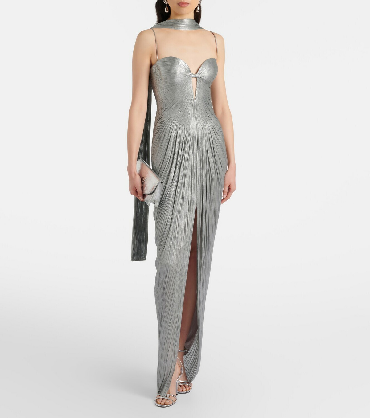 Maria Lucia Hohan Tonia cutout silk tulle gown