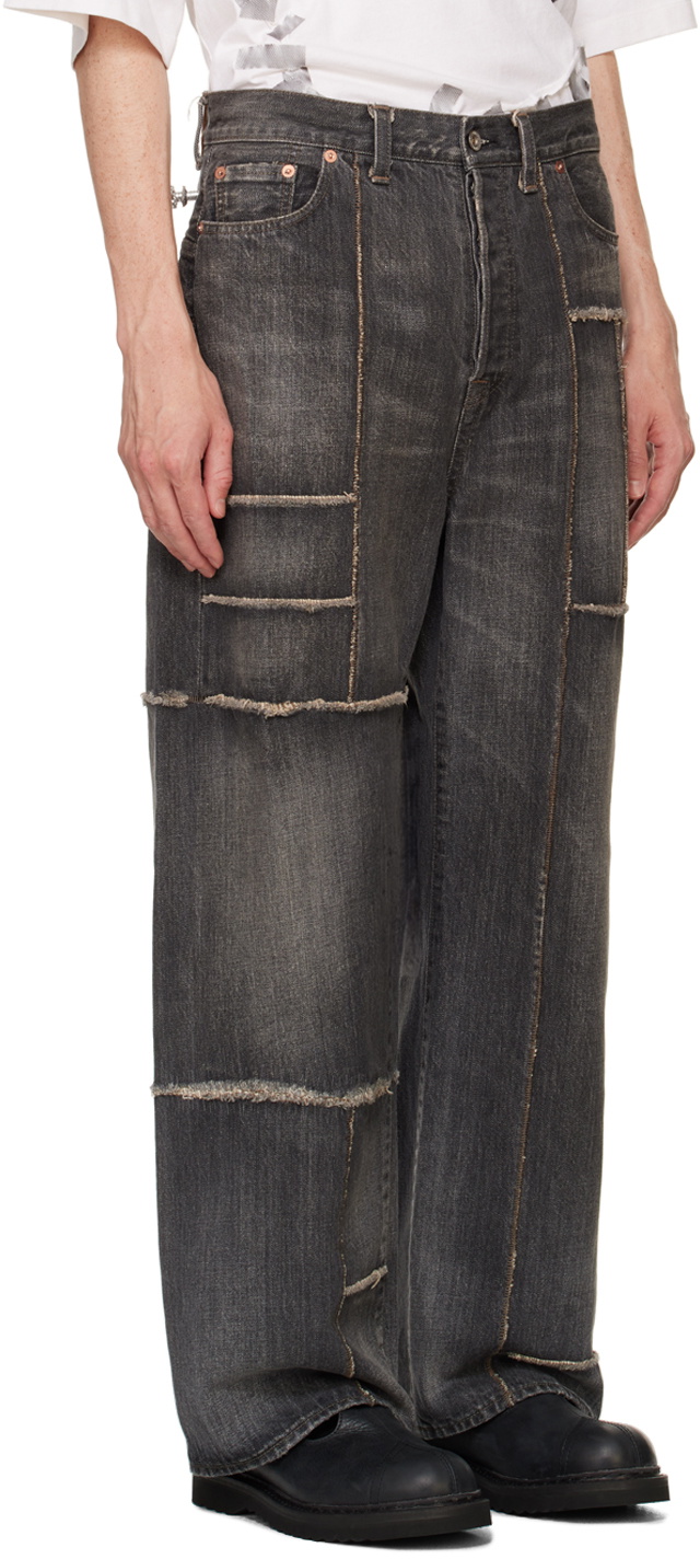 doublet Black Frankenstein Cutting Jeans Doublet