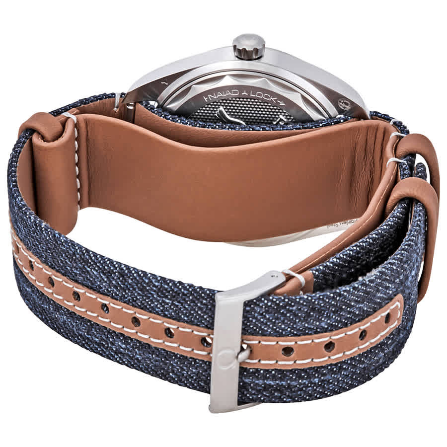 Omega Railmaster Automatic Blue Jeans Dial Mens Watch 220.12.40.20.03.001