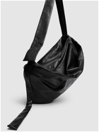 YOHJI YAMAMOTO Puff Medium Leather Crossbody Bag