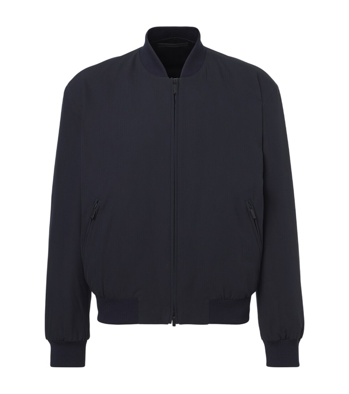 Photo: Giorgio Armani Cotton-blend bomber jacket