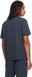 Maison Kitsuné Navy Bold Fox Head Patch Comfort T-shirt