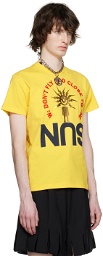 Walter Van Beirendonck Yellow 'Sun' T-Shirt