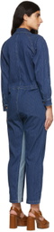 See by Chloé Blue Denim Jumpsuit