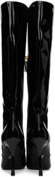 Blumarine Black Pointed Tall Boots