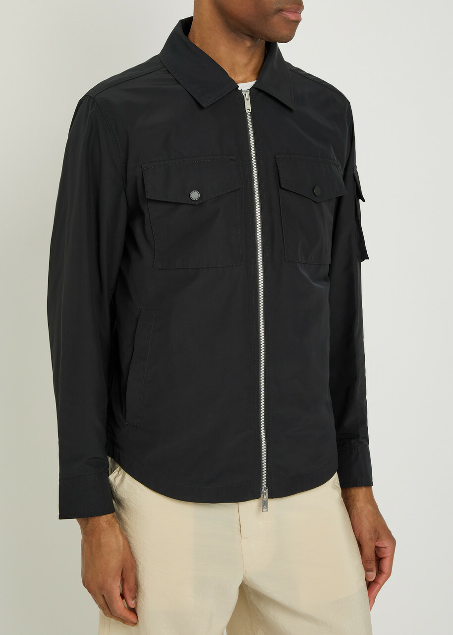 Moose Knuckles Charlesbourg Shell Overshirt Black