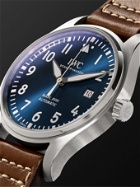 IWC Schaffhausen - Pilot's Mark XVIII Le Petit Prince Edition Automatic 40mm Stainless Steel and Leather Watch, Ref. No. IW327004