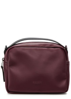 Rains Box Rubberised top Handle bag - Burgundy - One Size