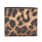 Saint Laurent Men's Billfold Wallet in Leopard